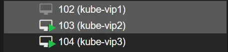 kube-vip1がシャットダウンしている