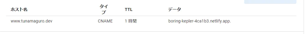 Google Domainsの設定